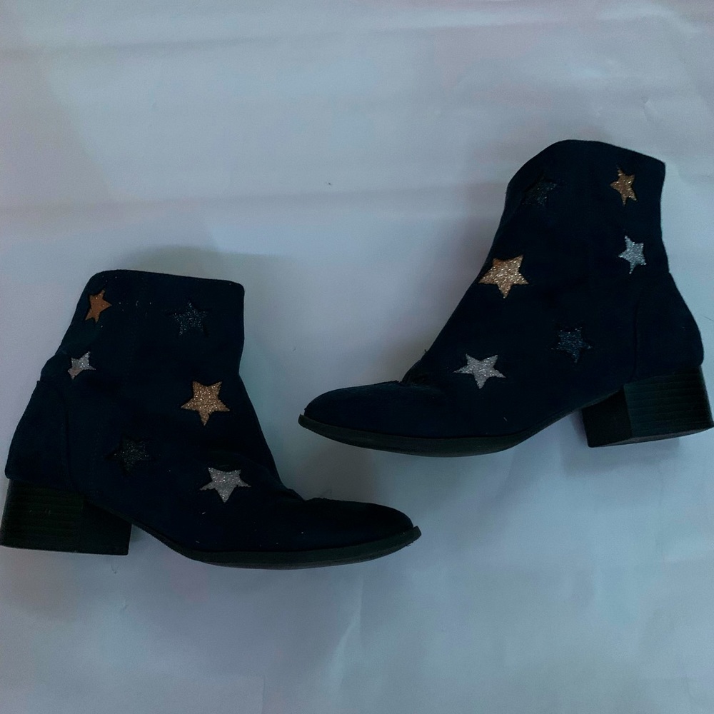 Old Navy kids high heeled boots.